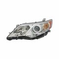 Tyc 20-9222-00 Driver Side Replacement Left Side Headlight for 2012-2014 Toyota Camry TYC20-9222-00